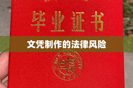 兖州文凭制作的法律风险