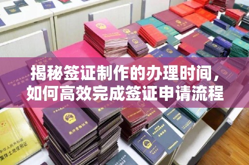 兖州揭秘签证制作的办理时间，如何高效完成签证申请流程