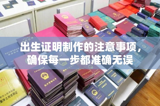 兖州出生证明制作的注意事项，确保每一步都准确无误