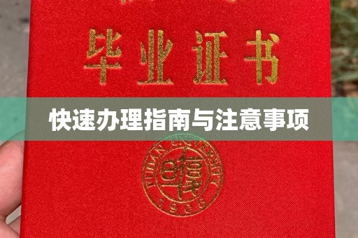 兖州快速办理指南与注意事项