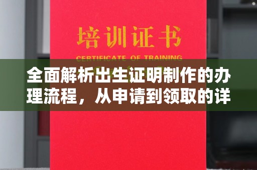 兖州全面解析出生证明制作的办理流程，从申请到领取的详细指南